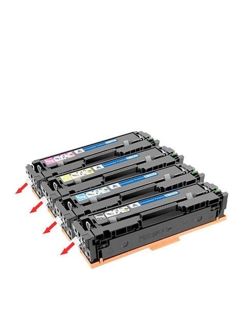 تيرابايت خرطوشة حبر بديلة متوافقة مع HP 203A CF540A CF540 مناسبة لطابعات HP Color Laserjet Pro M254 M254dw MFP M280 M280nw M281cdw M281fdn M281fdw (أسود سماوي أرجواني أصفر) - Image 5