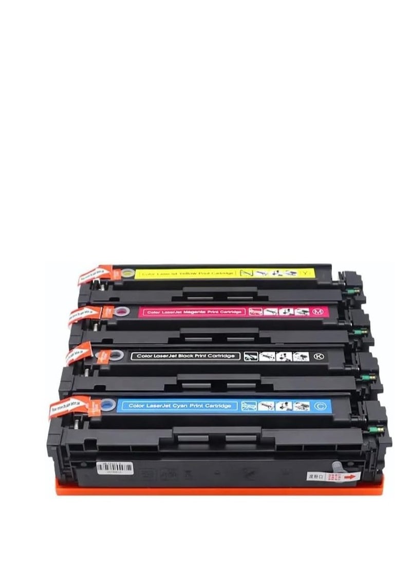 تيرابايت خرطوشة حبر بديلة متوافقة مع HP 203A CF540A CF540 مناسبة لطابعات HP Color Laserjet Pro M254 M254dw MFP M280 M280nw M281cdw M281fdn M281fdw (أسود سماوي أرجواني أصفر) - Image 4