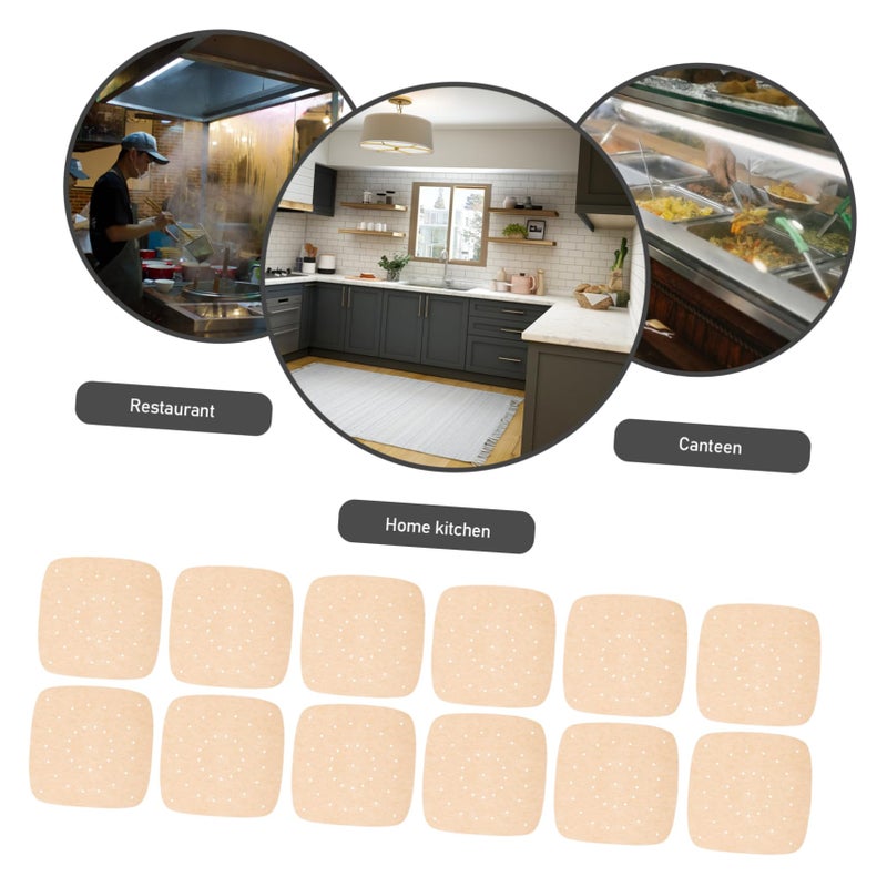 100 Sheets Thickened Parchment Paper Non Stick Baking Paper For Air Fryer Oven And Grill - Image 5