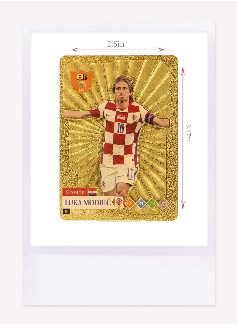 55 PCS Gold Foil World Football Cards, Soccer Trading Card, Gold Foil Cards, No Repetition - pzsku/Z2A265BD4FFC0027A0EF2Z/45/_/1733317514/3395dd51-96e6-447a-a87d-10a6f60fc8d7