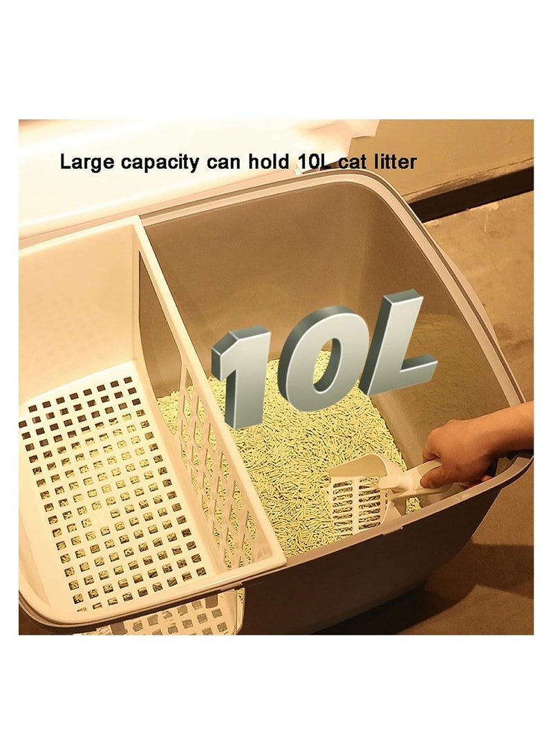 Pado Igloo Cat Litter Box 57.5*44*44cm-Blue - Image 4