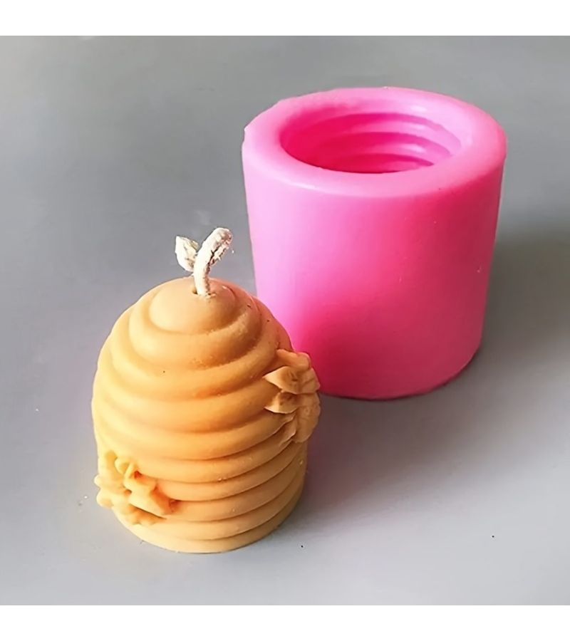 3D Bee Honeycomb Gypsum Mold Soap Candle Craft 1pc - Image 2