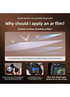 General Suitable For Canon Camera Screen AR Anti-reflection Soft Film SLR HD Picture Quality 0 Color Difference Micro Single Outdoor Low Reflection Film-Color:【pack Of 2】 Ar Anti-reflection Soft Film | Ultr  - Image 5