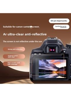 General Suitable For Canon Camera Screen AR Anti-reflection Soft Film SLR HD Picture Quality 0 Color Difference Micro Single Outdoor Low Reflection Film-Color:【pack Of 2】 Ar Anti-reflection Soft Film | Ultr  - Image 2