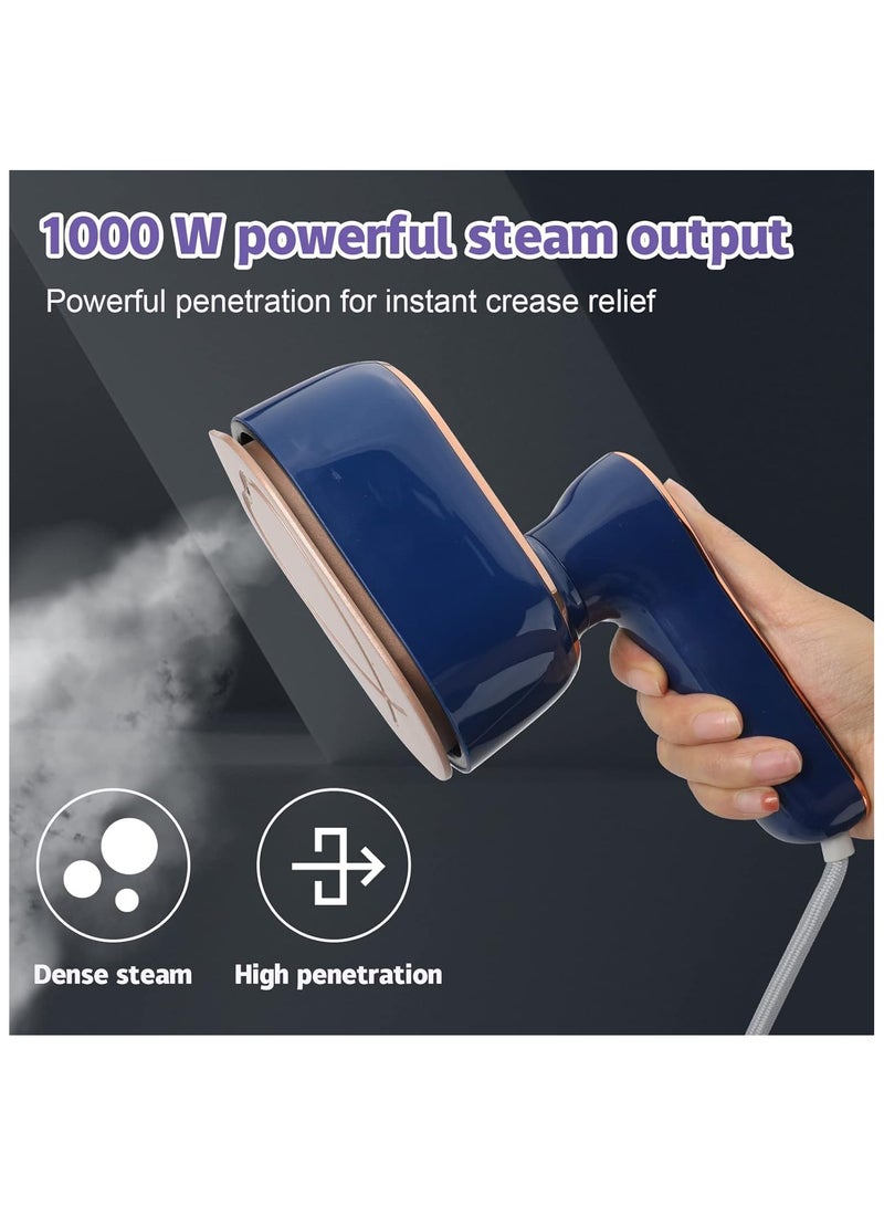 ارواق مكواة بخار صغيرة 1000 واط، مكواة سفر صغيرة محمولة، 20 ثانية، تسخين سريع، قابلة للطي، مكواة سفر محمولة صغيرة للمنزل أثناء التنقل، خزان مياه 100 مل - Image 3