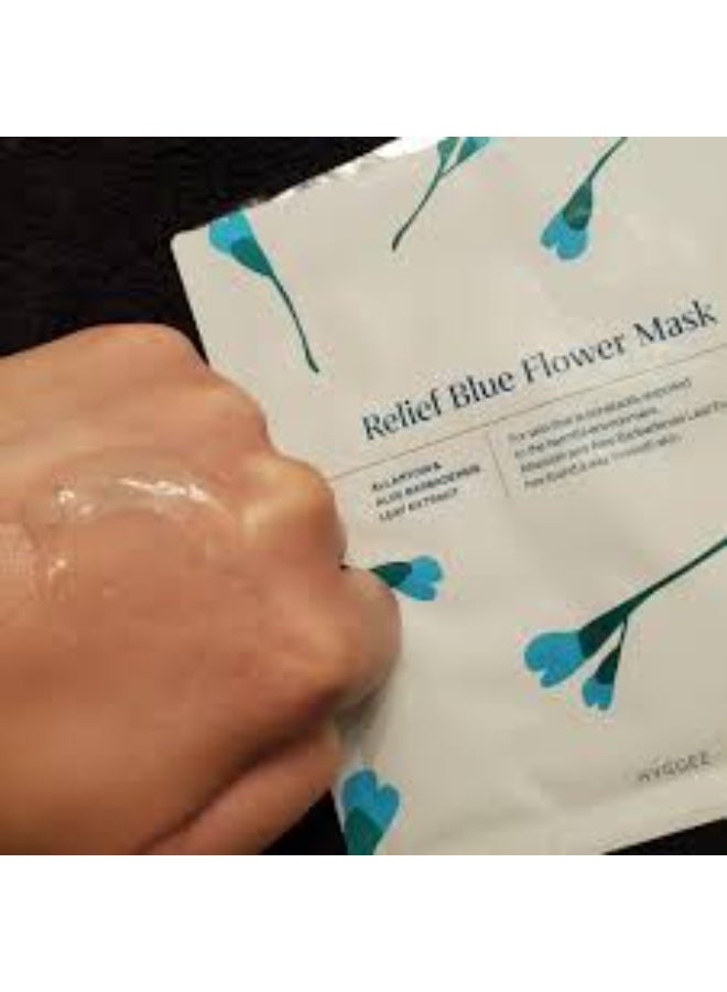 Hyggee Relief Blue Flower Mask 35ml - Image 4