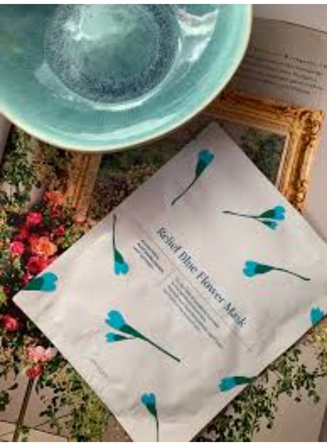Hyggee Relief Blue Flower Mask 35ml - Image 3