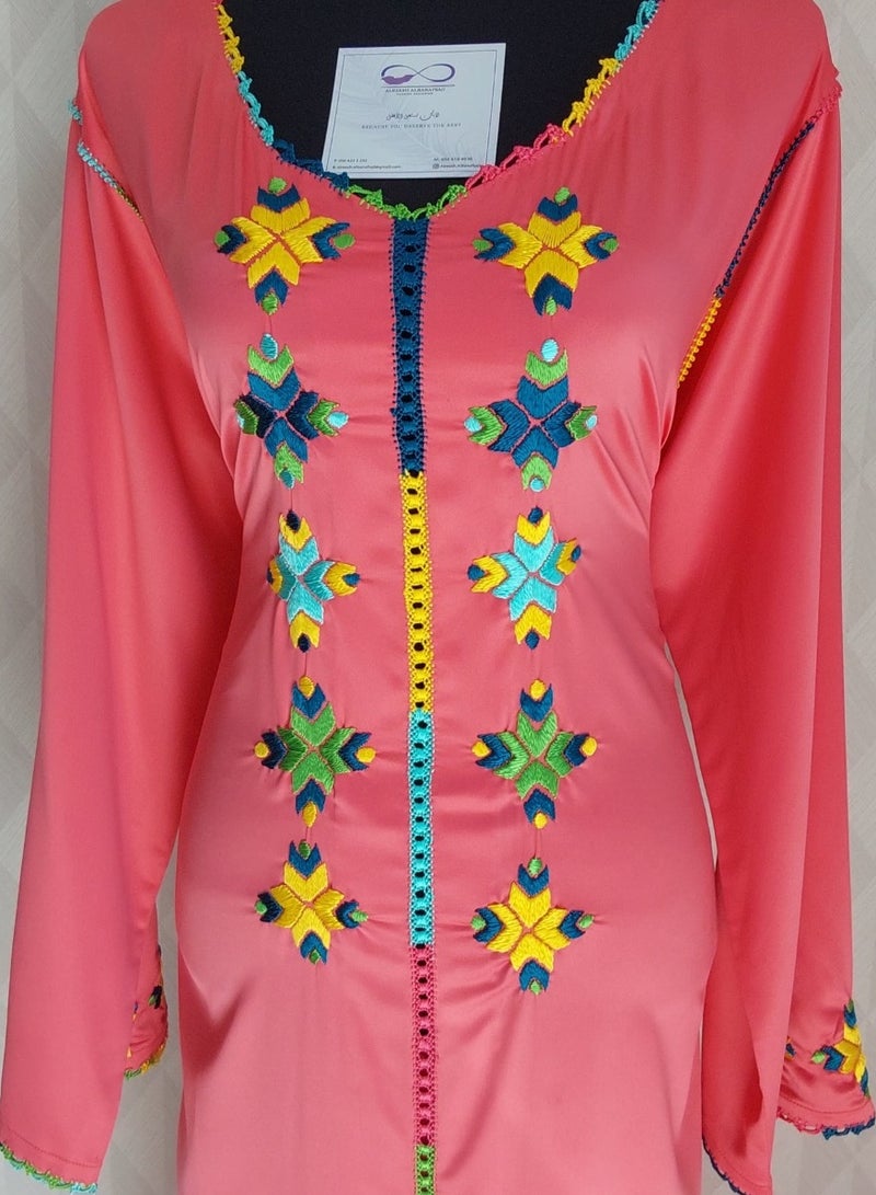 ALREESH ALBANAFSAJI DRESS PINK