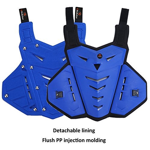 RIDBIKER Motorcycle Body Armor for Men, Dirt Bike Chest Protector Motocross Gear Spine Protector for Men Motorcycle Safety Gear Protector MTB Racing Off-Road BMX Body Armor Vest - Image 4