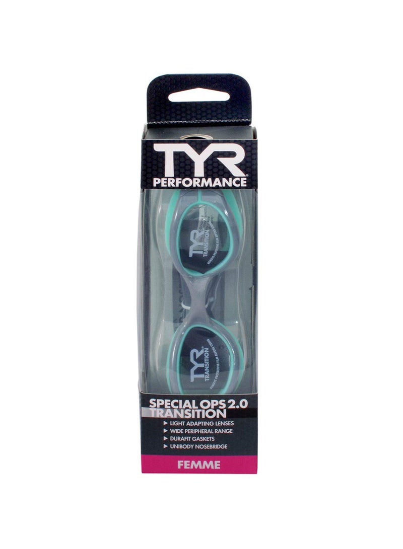TYR Blend Special Ops 2.0 Femme Transition Women's Swimming Goggles (One Size) - Image 4