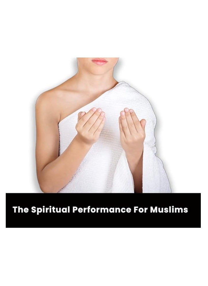 FULL JOY - High Quality Microfiber Ihram Towels Set of 2 Pieces for Kids for Hajj and Umrah - Image 1