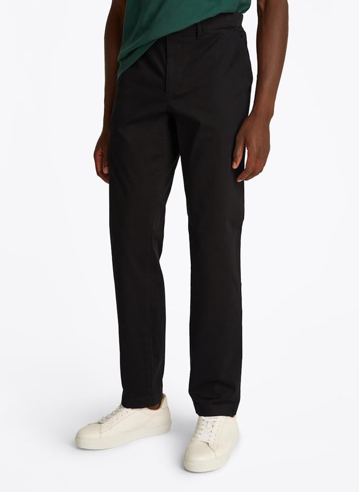 TOMMY HILFIGER Denton Satin Chino Trousers  - Image 4
