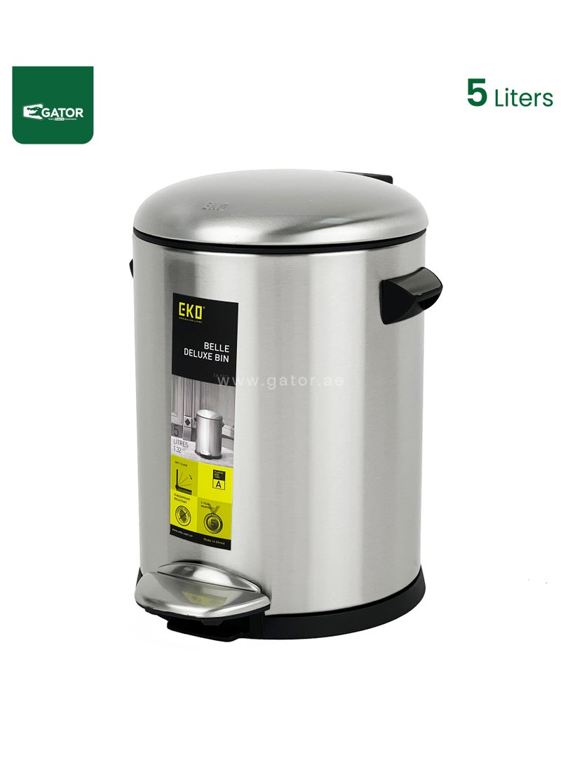 EKO EKO Stainless Steel Heavy Duty Brushed Fingerprint Proof 5L - Image 1