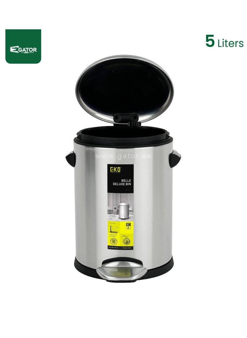EKO EKO Stainless Steel Heavy Duty Brushed Fingerprint Proof 5L - Image 2