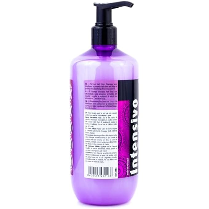 - SHAMPOO WITHOUT SALT PRO-LISOS ANTI-FRIZZ WITH ARGAN OIL - UNISEX HAIR CARE - 500 ML - FOR SMOOTH, SHINY HAIR WITHOUT FRIZZ - Image 2