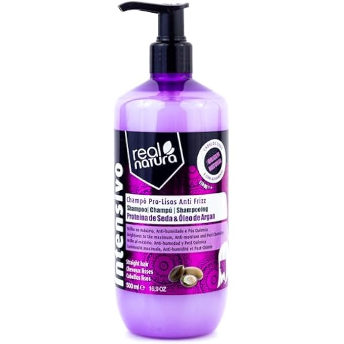 - SHAMPOO WITHOUT SALT PRO-LISOS ANTI-FRIZZ WITH ARGAN OIL - UNISEX HAIR CARE - 500 ML - FOR SMOOTH, SHINY HAIR WITHOUT FRIZZ - Image 1