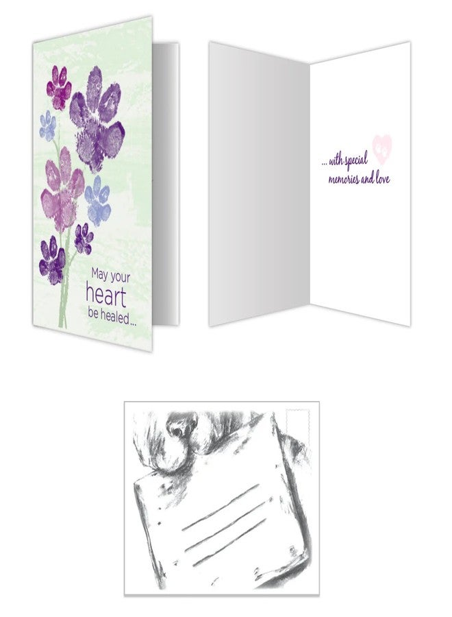 Dog Speak Pet Sympathy Card – May Your Heart Be Healed with Special Memories and Love – Loss of Pet Remembrance Card with Envelope - Image 3