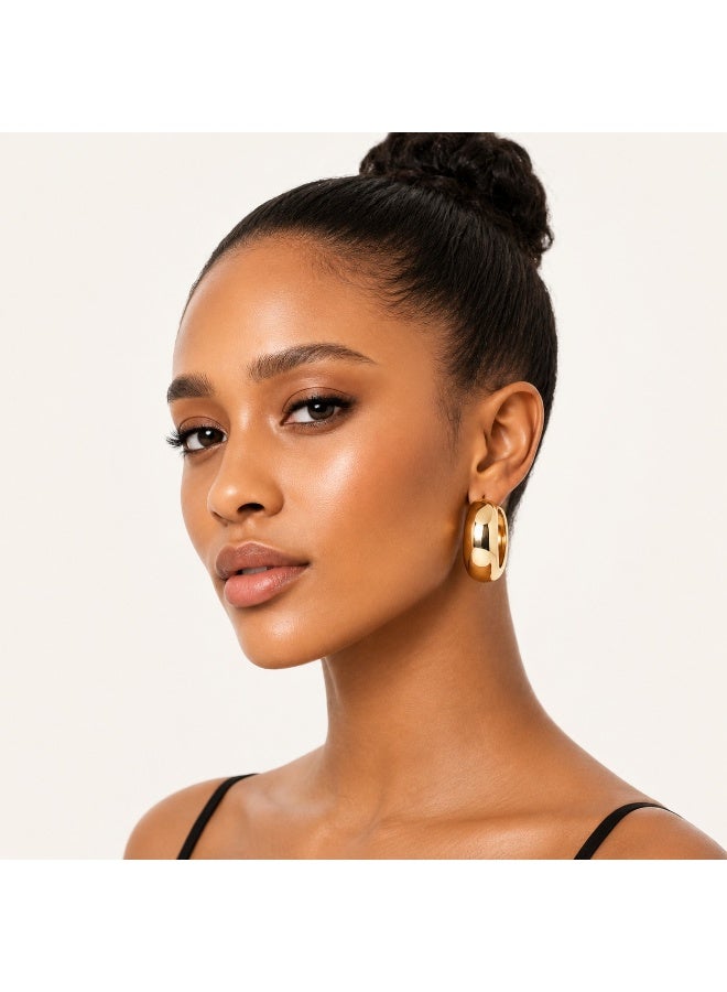 Nevara Premium 18-Pair Bohemian Earring Set for Women - Gold Hoops & Pearl Designs for Daily Wear, Parties & Gifts - Image 3
