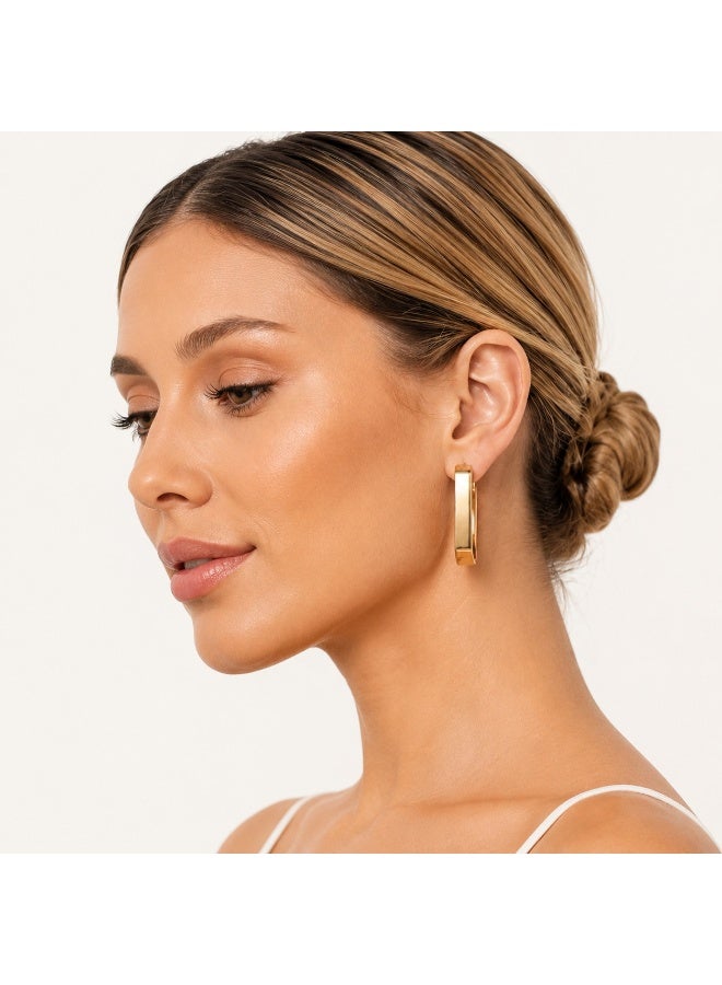 Nevara Premium 18-Pair Bohemian Earring Set for Women - Gold Hoops & Pearl Designs for Daily Wear, Parties & Gifts - Image 4