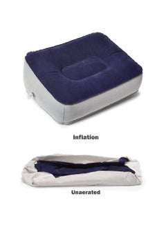 Loquat Inflatable footrest rest pillow，portable travel leg rest pillow, footrest pad under desk, adjustable height, suitable for offices, homes, trains, and carstable  - Image 3