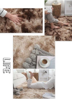 GOOTOY Modern Style Area Rug Non-Slip Super Soft Touch Living Room Bedroom Kitchen Decoration Of Carpet Floor Rug Fluffy Long Pile Rectangular  - Image 4