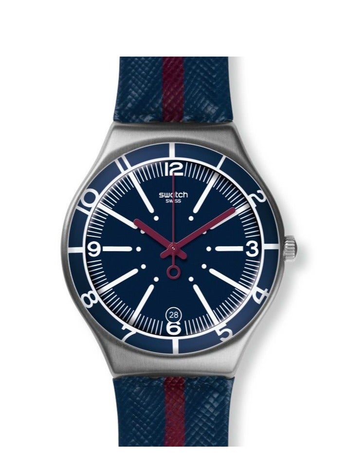 Swatch Unisex Floating Line Quartz Movement Water Resistant Wrist Watch - 43 Mm - Image 1