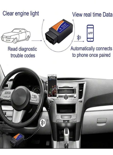 Tool That Scans Cars and Performs BOD2 Elm327 V2.1Testing Without the Need for a Car Expert to Detect Errors and Scan the Machine Tag