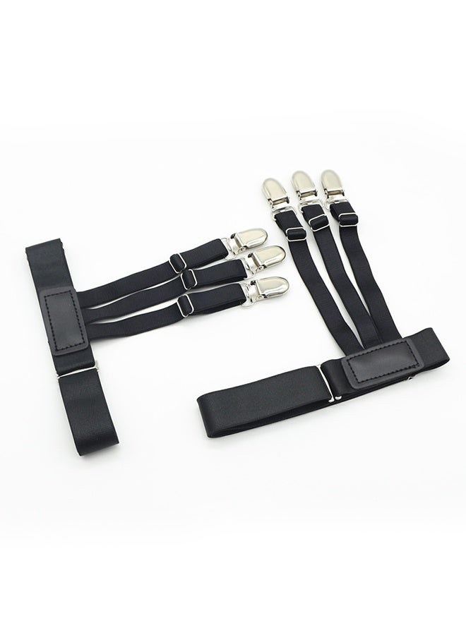 حزام قميص مضاد للتجاعيد ومضاد للانزلاق بمشبك القميص