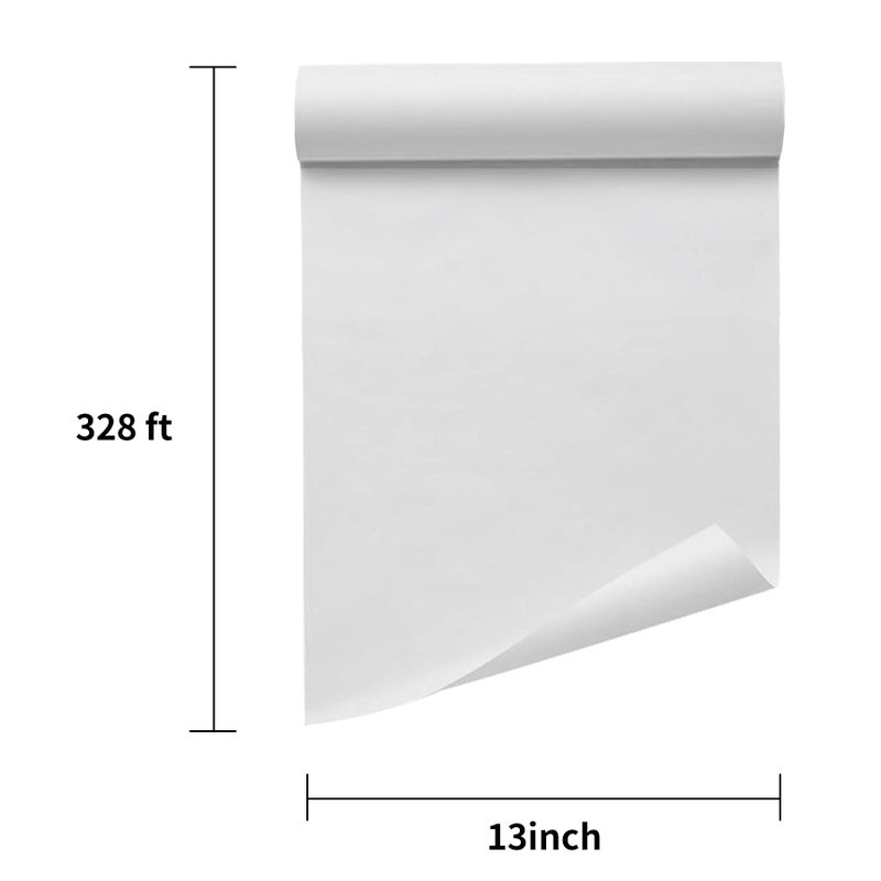 Welacer DTF Transfer Film Roll 13 Inch x 328 FT for Sublimation Double-Side Clear Pretreat Sheets, PET Heat Transfer Paper for Epson Inkjet Printer Direct Print on T shirts Textile - Image 5
