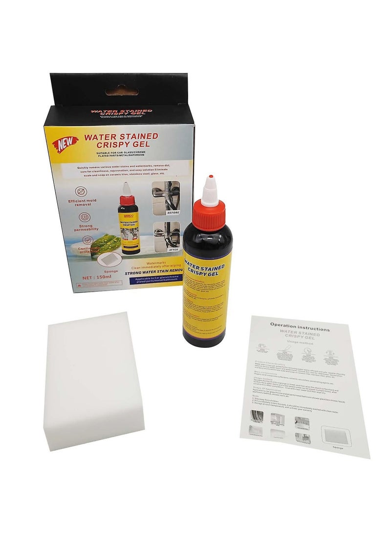 Crispy منظف بقع الماء مزيل بقع الماء العملي متعدد الاستخدامات للمنزل محمول للثلاجة وموقد الطهي والأجهزة المنزلية والجدران - Image 3