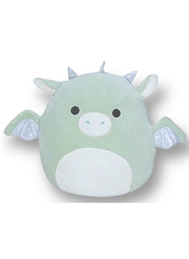 SQUISHMALLOW S 7 Drew Dragon Plush Green With White Belly Fantasy Squad Stuffed Animal Toy  - Image 2