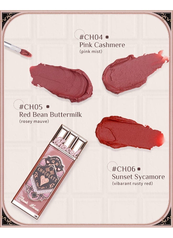 Flower Knows - Chocolate Wonder-Shop Cloud Lip Cream CH05 Red Bean Buttermilk - Image 1
