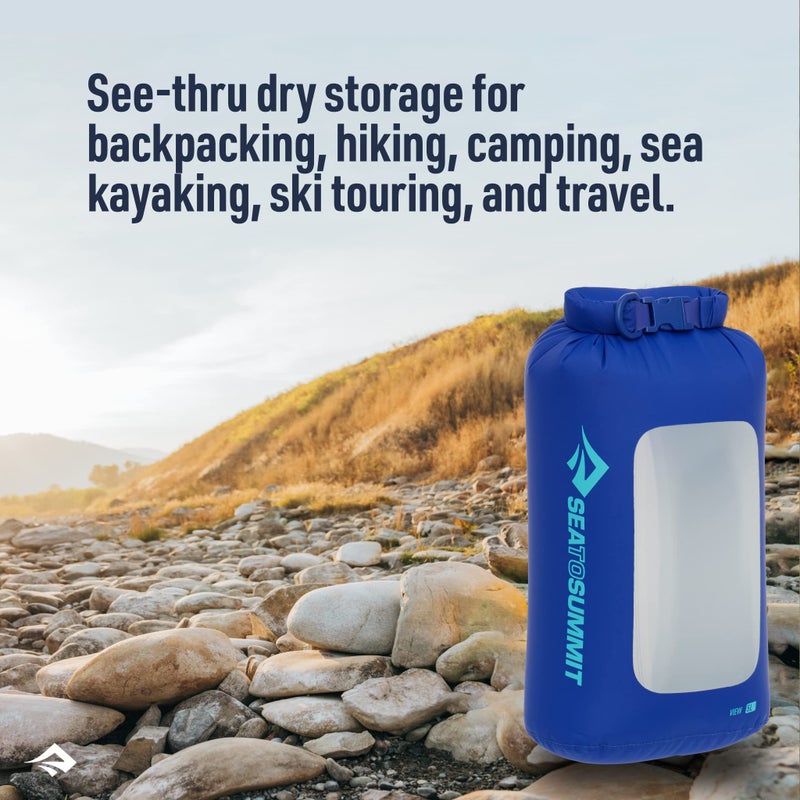 Sea to Summit View Dry Bag, See-Thru Dry Sack, 8 Liter - Image 2