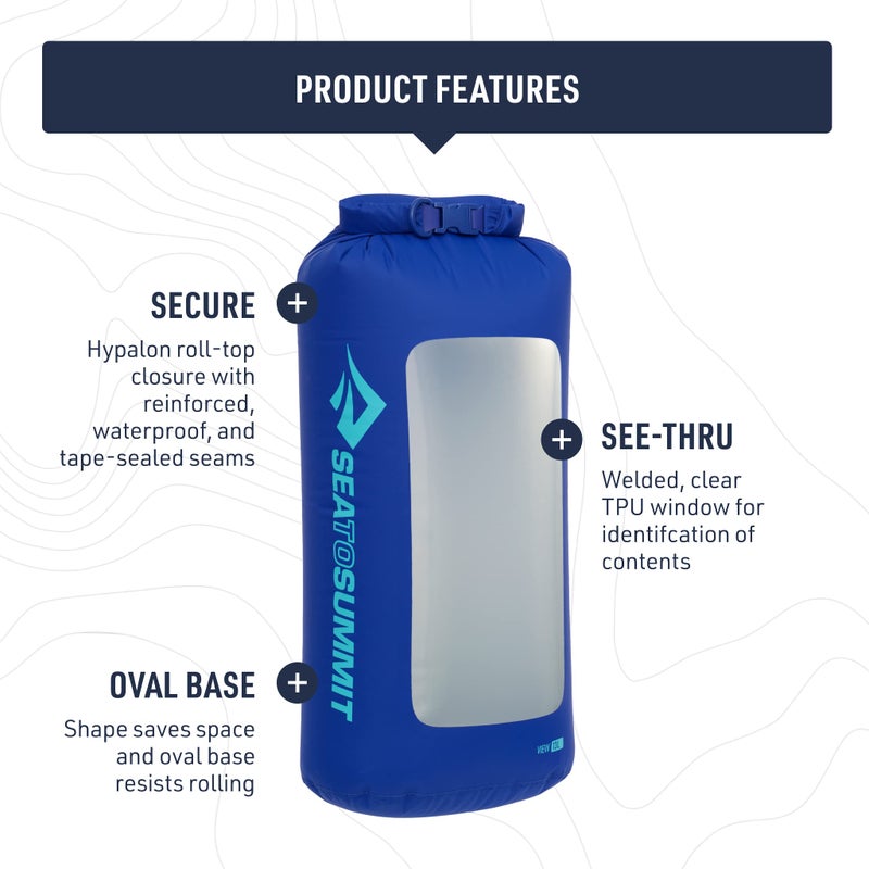 Sea to Summit View Dry Bag, See-Thru Dry Sack, 8 Liter - Image 4