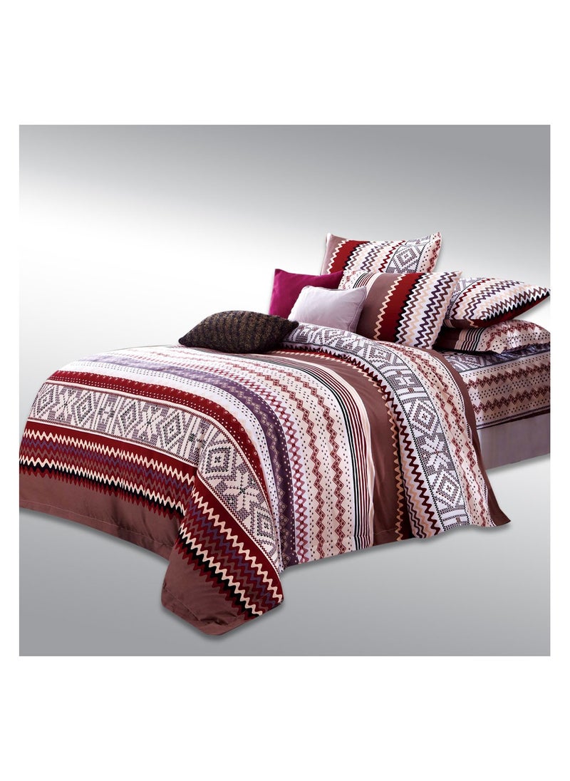 Family Bed - Flat Bed sheet Set 100% Cotton 3 pieces size 180 x 250 cm Model 4013 from Family Bed - Image 1