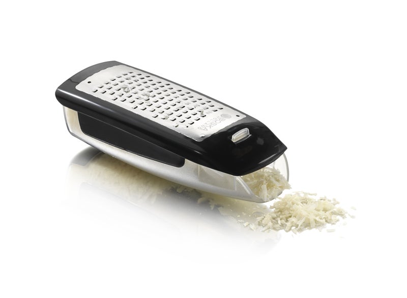 Boska Easy Grater/Table Grater/Dishwasher Safe/Silver/Black / 16,5 x 7 x 4,5 cm - Image 1
