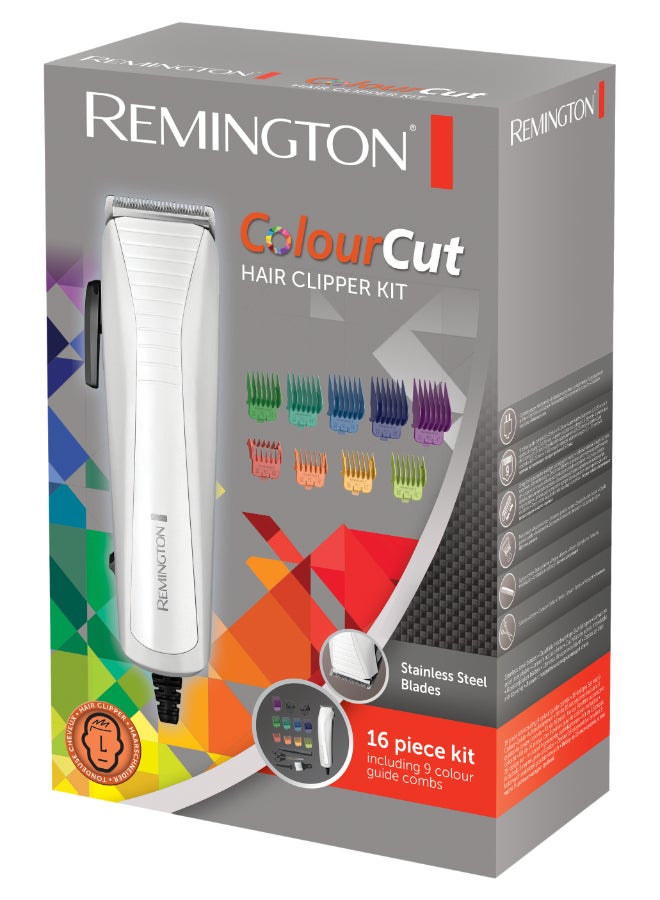 REMINGTON Colour Cut 16 Piece Hair Clippers Kit REHC5035 - Image 2
