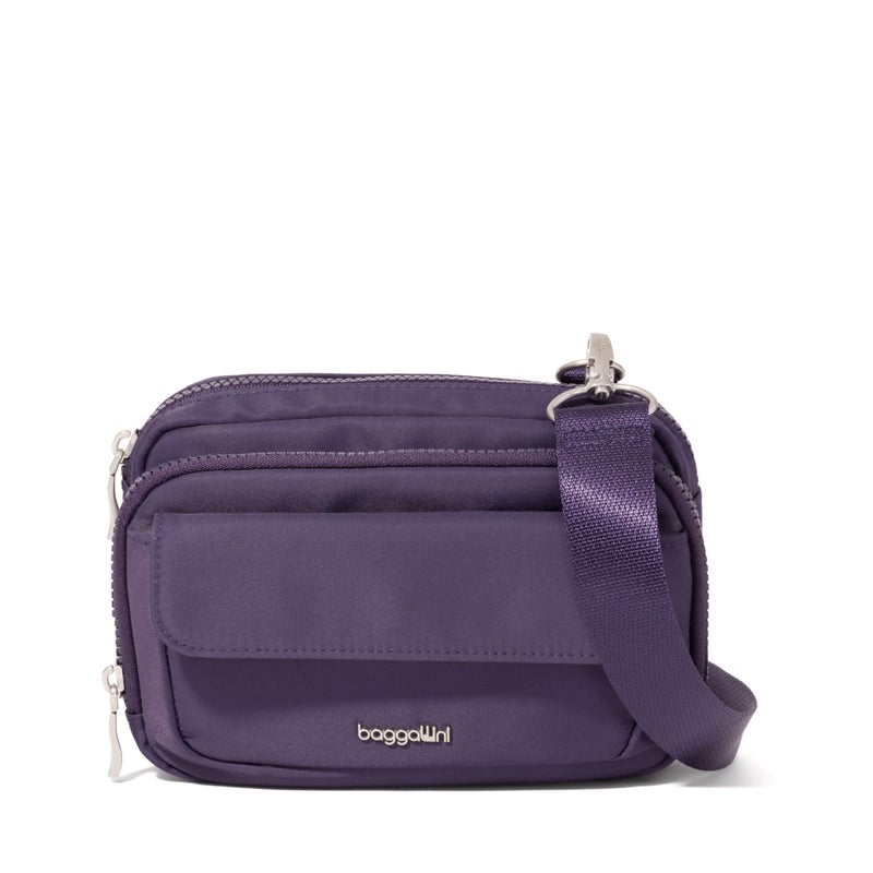 Baggallini Modern Double Zip Crossbody - Image 1