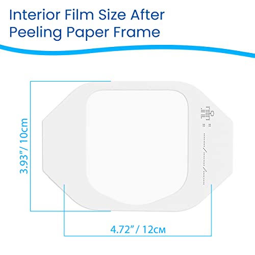 Houseables Waterproof Bandages Transparent Film Dressing Waterproof Bandages Post Surgical for Wound Cover Showering Patches for Skin Swimming Tattoo Medical IV Clear 4x4 34 50 Pack - Image 5