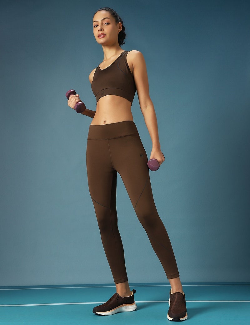 pump'd Women's Activewear Leggings - Quick Dry | Mid-Rise Ankle-Length Gym Leggings for Women – Breathable, Stretchy Polyester Yoga Pants | Workout Tights - Image 3