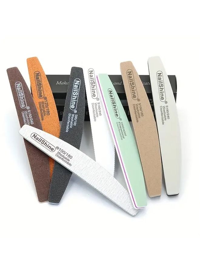بلاك بوكس 8 قطع مجموعة مانيكير احترافية مع شرائط سنفرة ورق صنفرة لأدوات العناية بالأظافر - Image 4