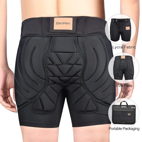 BenKen Butt Pads Snowboarding Impact Shorts Hip Protector for Men Women Protective Tailbone Padded Short Pants Skating Ski - Image 2