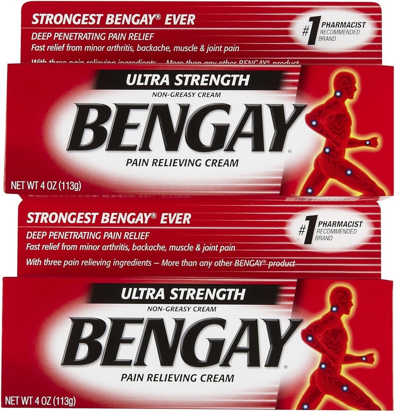 Bengay كريم بنغاي فائق القوة لتخفيف الألم (قطعتان) - Image 1