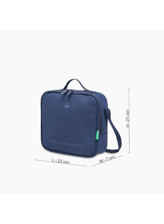 UNITED COLORS OF BENETTON Solid Lunch Bag in Navy for Kids - Image 2