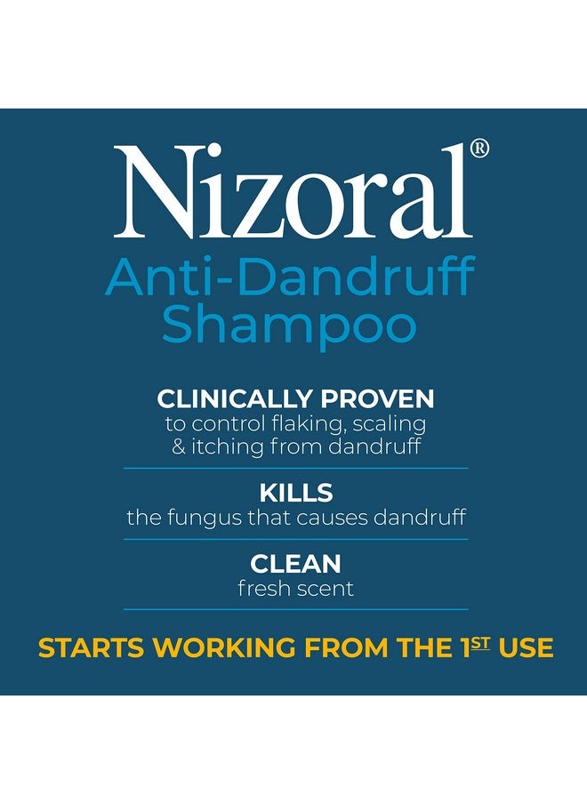 Nizoral Antidandruff Shampoo With 1% Ketoconazole Fresh Scent 7 Fl Oz  - Image 3