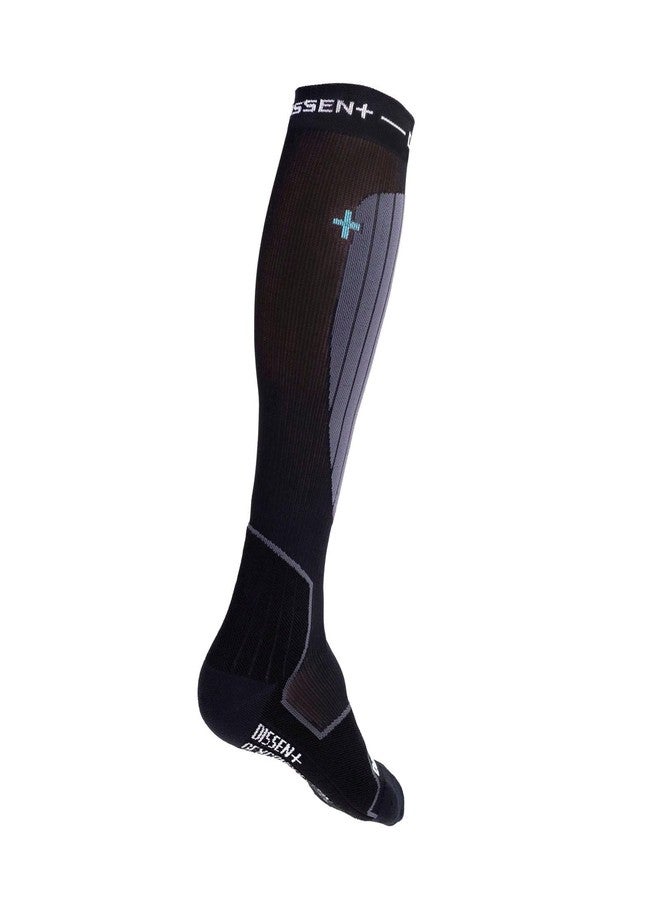 DISSENT Unisex Adults GFX Compression Hybrid DLX-Merino Wool Low-Profile High-Performance Thin Breathable Warm Over the Calf Backcountry Ski Socks, Small - Image 1