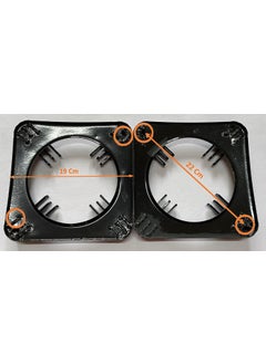 PARDZWORLD PARDZWORLD Heavy Duty PAN Support Square Black12 Blade Support Suitable for Stainless Steel LPG Gas Stoves Pack of 2 Match Buy Color Black  - Image 5
