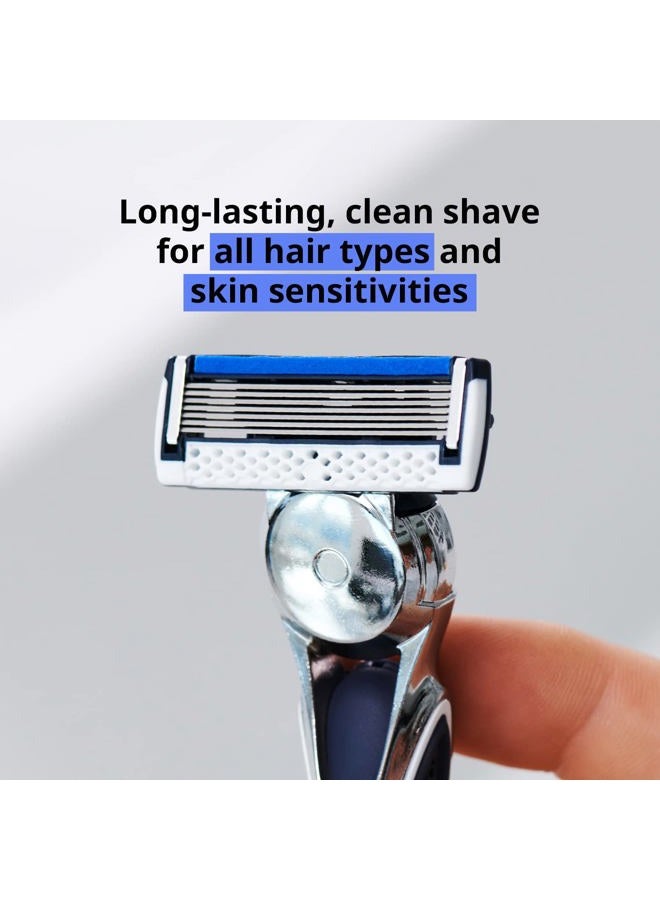 Dorco Pace 7 - World's First and Only Seven Blade Razor- 12 Cartridges (No Handle) - Image 2