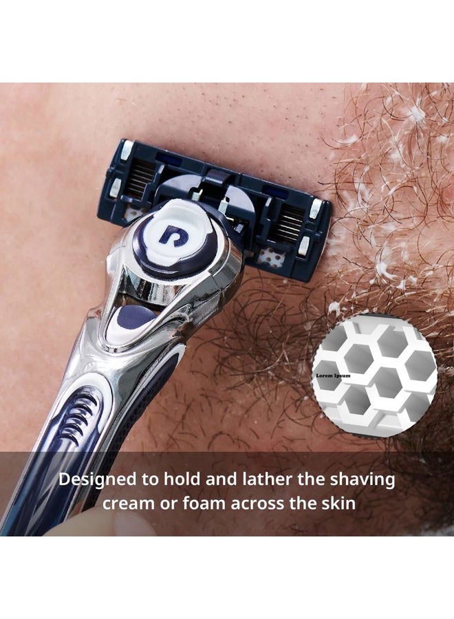 Dorco Pace 7 - World's First and Only Seven Blade Razor- 12 Cartridges (No Handle) - Image 3