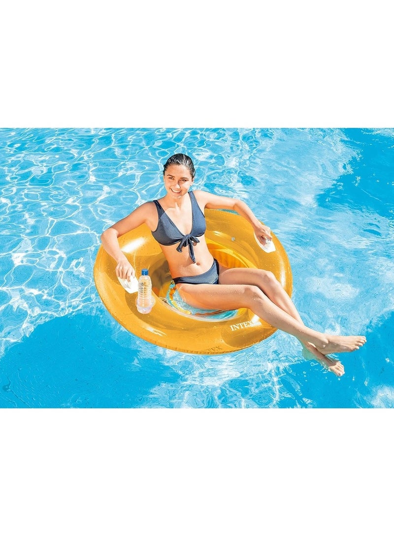 Intex - Sit 'N Lounge Tube Multicolor 119x119 cm - 58883EP - Image 4